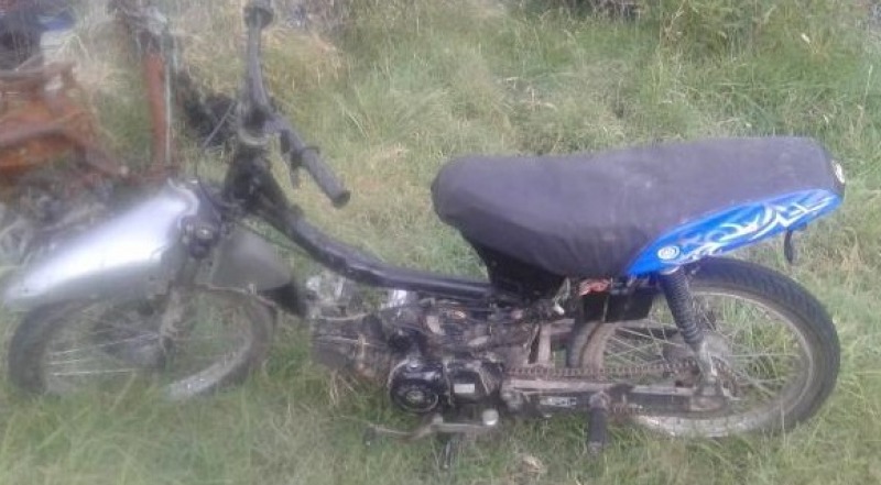 Le secuestraron la moto por circular sin nmero de motor
